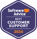 Rinkel received Software Advice's reward for Best Customer Support in 2024